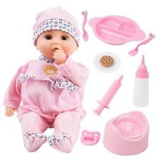 Toy Choi's 16 Inch Interactive Baby Doll Pink - Talking Feeding Dolls with 8099