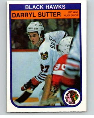 1982-83 O-Pee-Chee #76 Darryl Sutter  RC Rookie Chicago Blackhawks V57627 - Image 1 of 2