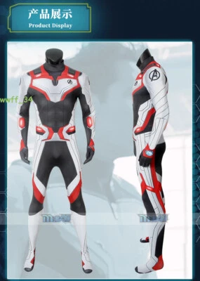 Hombres Marvel Los Vengadores Uniformes Cuánticos Disfraz Halloween Body Juegos con disfraces Foto 1 de 4