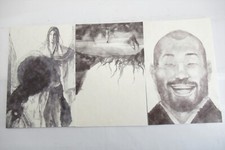 Vagabond Takehiko Inoue post card ×3 set Limited Saigo no Manga expo 2009 #4471