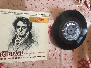 Ambrosian Consort Denis Stevens Beethoven Vinyl 45 rpm Stereo EP (RARE) - Picture 1 of 7