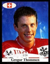 1999-00 Swiss Panini Stickers #285 Gregor Thommen