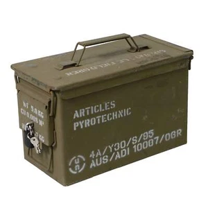 50 CAL Ammo Lockable Tracer Box Used - Picture 1 of 1