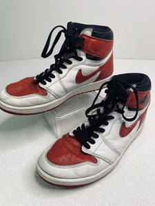 Nike Air Jordan 1 Retro High OG Heritage 2021 555088-161 rosso nero bianco 9,5 US - Foto 1 di 20