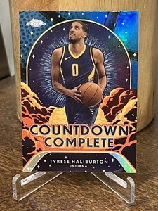 2024-25 Topps Chrome Tyrese Haliburton Countdown Complete #CC-3 Blue Refractor - Picture 1 of 2