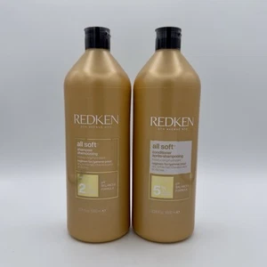 Redken All Soft Shampoo and Conditioner 1000ml Duo - Picture 1 of 2