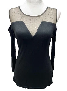 Democracy Top Womens S Black Whimsigoth Fairy Coquette Vamp Soft Grunge Witchy - Picture 1 of 16