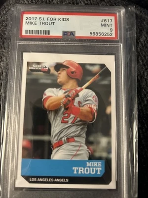 MIKE TROUT RARE 2017 Sports Illustrated for Kids SI PSA 9 Pop 10 None HI - Image 1 of 2