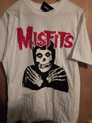 Camisa XL blanca nueva de The Misfits Rock Band Foto 1 de 3