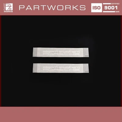 2x Aufkleber Alarm-System PORSCHE 911 944 964 993 996 Alarmanlage ORIGINAL - Bild 1 von 4