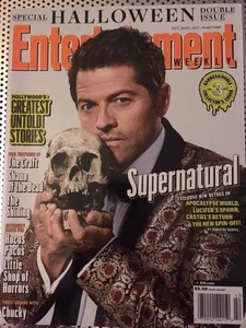 ENTERTAINMENT WEEKLY SUPERNATURAL HALLOWEEN MISHA COLLINS COVER OCTOBER 2017 - Picture 1 of 1