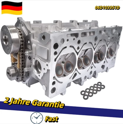 Cylinder Head Complete for VW Golf V VI Passat Jetta Polo Audi A4 A6 Skoda Seat - Image 1 of 4