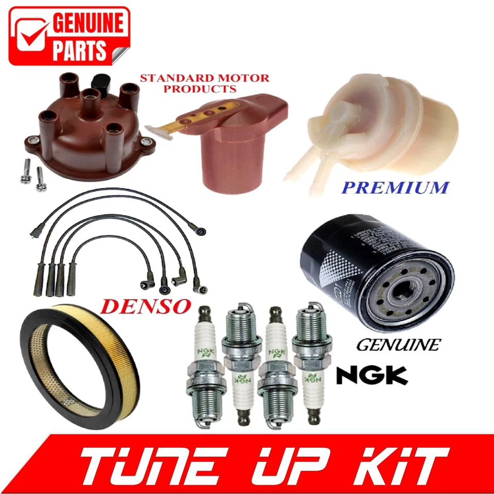 Kit de afinación tapa rotor filtros tapones de cable para camioneta Toyota L4; 2,4 L 1981-1983 Foto 1 de 1