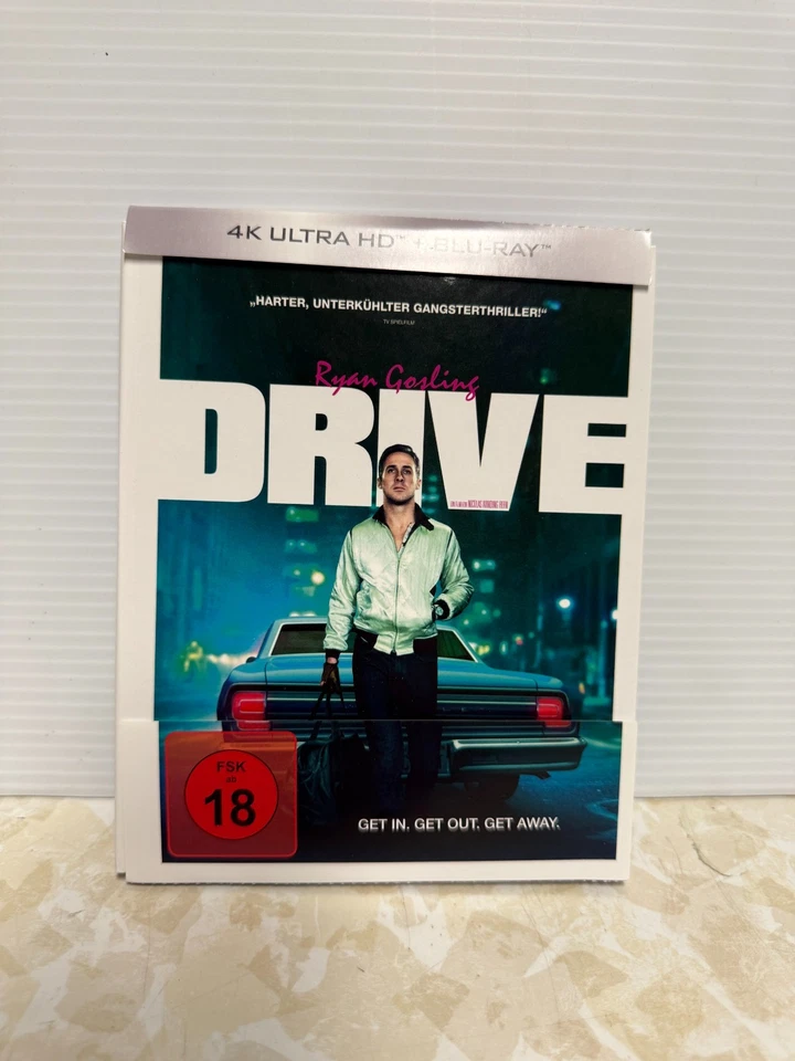 Drive (2011) 4K Ultra HD + Blu-ray Limited Mediabook Edition German Import  Foto 1 de 4