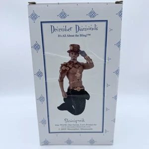 Rare December Diamonds Steampunk Merman Ornament 2019 New in Box - Retired - Picture 1 of 3