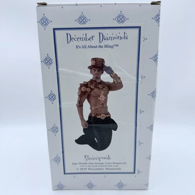 Rare December Diamonds Steampunk Merman Ornament 2019 New in Box - Retired - Image 1 of 3