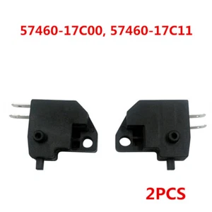 2PCS Universal Motorcycle Front Brake Light Stop Lever Clutch Switch 57460-17C00 - Picture 1 of 6