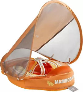 Baby Swim Float with Canopy Solid Pool Infant Swim Trainer Swimming Training.... - Picture 1 of 2