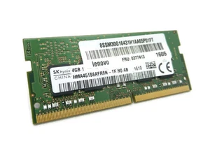 New Genuine Lenovo ThinkPad E575 DDR4 2400 SoDIMM 4GB Memory Card 01AG708 - Picture 1 of 2