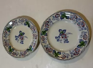 F.M.&C. Blossom Set di 2 piatti per insalata in ceramica 8,5 pollici Diametro vintage&&& - Foto 1 di 2