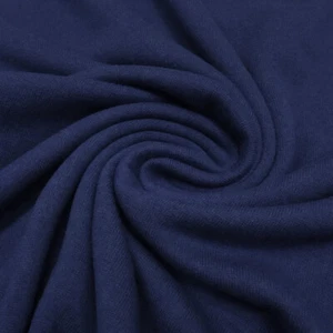 Stoff Ital. Strickstoff 100% Merino Merinostrick Wolle dunkelblau Kleiderstoff - Bild 1 von 4