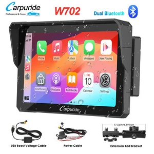 Carpuride W702 GPS Carplay Wireless Android Auto Motor Touch Screen Bluetooth - Picture 1 of 10