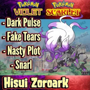 ZOROARK HISUI RAID 🌟 SHINY 🔥 TYPHLOSION TERA RAID🔥POKEMON SCARLET & VIOLET - Picture 1 of 1