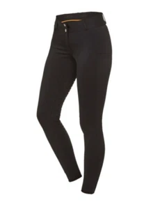 Pantalones de asiento completo Schockemohle Sports Carla para dama negros (2171-00056) (S12) - Imagen 1 de 3