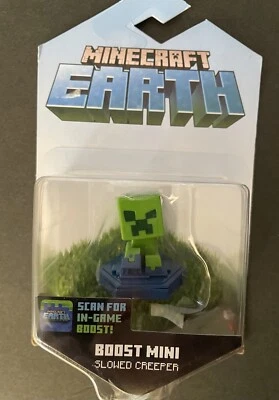 Minecraft Earth Boost Mini Slowed Creeper Ages 6+ Scan For In-Game Boost L51 New - Image 1 of 2