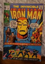 The Invincible Iron Man #34 Feb 1971 Marvel Comics Good Condition !!