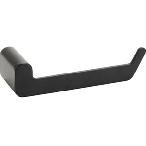 BORGANIC BLACK Soporte de rollo de papel negro 59x150x40 mm para baño y aseo > para taladrar - Imagen 1 de 2