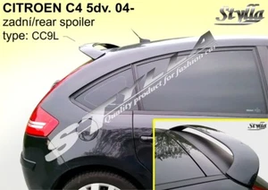 SPOILER REAR ROOF TAILGATE CITROEN C4 WING ACCESSORIES 5 door 2004-- - Picture 1 of 1
