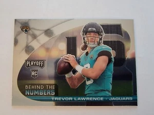 2021 NFL Football Playoff Trevor Lawrence Jaguars BEHIND THE NUMBERS RC Rookie - Picture 1 of 2