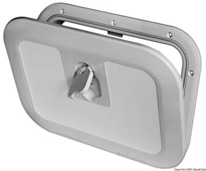 Tratteggio ispezione scarico ponte barca grigio RAL7042 380x280 mm - Foto 1 di 1