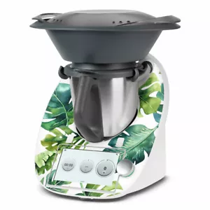 Tropical Palm Skin Sticker Decal to fit Thermomix TM5 TM6 Australian Made Wrap - Picture 1 of 4