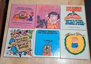 VTG 60's 6 American Greetings Humor Funny HC Mini Books - Foto 1 di 8