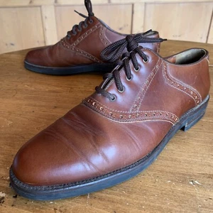 J.Murphy By Johnston Murphy Saddle Shoes Brown/Brown Mens 12 M - Picture 1 of 10