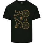 Bicycle Parts Cycling Cyclist Bike Funny Mens Cotton T-Shirt Tee Top