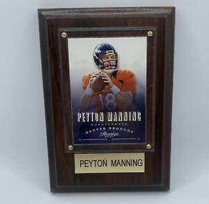 Panini Prestige NFL Payton Manning Denver Broncos 2013 Player Card Mounted