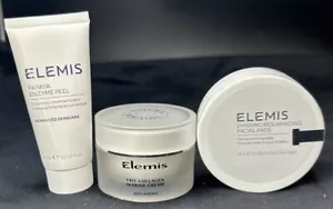 ELEMIS BUNDLE ,PRO-COLLAGEN MARINE CREAM 30ml ,DYNAMIC RESURFACING FACIAL PADS,P - Picture 1 of 2