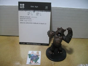 =Dungeons and Dragons D&D DRAGONEYE Dire Ape 26/60 con tarjeta= - Imagen 1 de 1