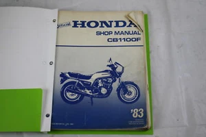 1983 HONDA CB1100F SERVICE MANUAL BOOK - Picture 1 of 5