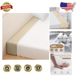 Premium Bed Crack Filler – King Size, Soft Sponge with Washable Cotton Cover - Picture 1 of 9