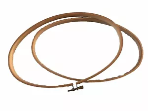 Vintage WOODEN EMBROIDERY HOOP OVAL 9" wide x 5" H x 1/2" thick Hand adjustment - Picture 1 of 3