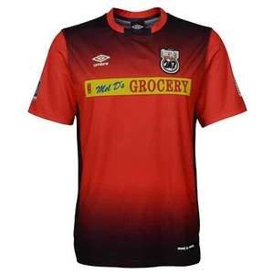Umbro Men's Football Jersey Top Vermillion/Black Real Bodega FC Medium - Picture 1 of 2