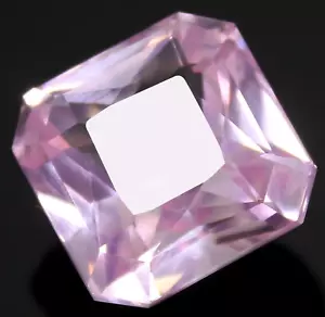 Certificado Natural 12.00 Ct Brasil Rosa Morganita 12x12 mm Asscher Corte Pie... - Imagen 1 de 9