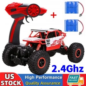 1/18 RC Monster Truck 4WD Off-Road 2.4G Remote Control Buggy Crawler Car Gift US - Picture 1 of 12