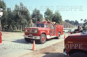 Feuerwehrapparat Dia 1993 LACOFD Malibu Fire Jones Valley Silverthorn E72 #10545 - Bild 1 von 1