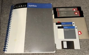 CLARIS AppleWorks IIe & User's Guide & Software Disks 5.25 & 3.5” - Picture 1 of 4