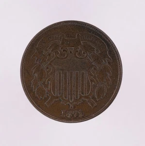 1871 2c Two Cent Piece (B2720) - Picture 1 of 2
